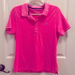 Vineyards Vines women’s Polo in neon pink. Size small